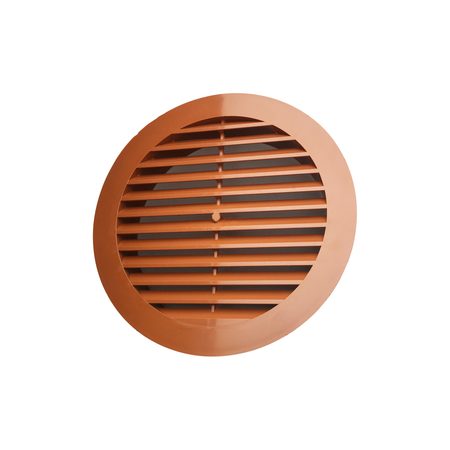 Решётка пластиковая терракотовая D125 (ASA RAL8004)